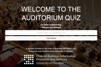 Neues zur Hörsaal-Quiz App